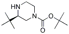 (R)-3-TERT-BUTYL-PIPERAZINE-1-CARBOXYLIC ACID TERT-BUTYL ESTER 结构式