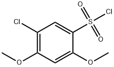 5-氯-2,4-二甲氧基苯-1-磺酰氯化 结构式