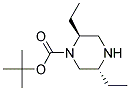 (2S,5R)-2,5-DIETHYL-PIPERAZINE-1-CARBOXYLIC ACID TERT-BUTYL ESTER 结构式