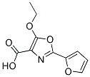 5-ETHOXY-2-(2-FURYL)-1,3-OXAZOLE-4-CARBOXYLIC ACID 结构式