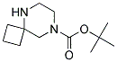 5,8-DIAZA-SPIRO[3.5]NONANE-8-CARBOXYLIC ACID TERT-BUTYL ESTER 结构式