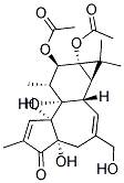 4ALPHA-PHORBOL-12,13-DIACETATE 结构式