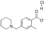 4-(2-Methoxycarboxybenzyl) piperidine HCl 结构式