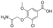 4-(2-AMINO-2-OXOETHOXY)-3-CHLORO-5-METHOXYBENZOIC ACID 结构式