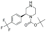 (S)-2-(4-TRIFLUOROMETHYL-PHENYL)-PIPERAZINE-1-CARBOXYLIC ACID TERT-BUTYL ESTER 结构式