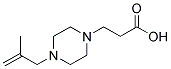 3-[4-(2-METHYL-ALLYL)-PIPERAZIN-1-YL]-PROPIONIC ACID 结构式