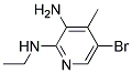 5-BROMO-N2-ETHYL-4-METHYL-PYRIDINE-2,3-DIAMINE 结构式