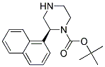 (S)-2-NAPHTHALEN-1-YL-PIPERAZINE-1-CARBOXYLIC ACID TERT-BUTYL ESTER 结构式