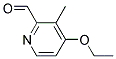 4-ETHOXY-3-METHYL-PYRIDINE-2-CARBALDEHYDE 结构式