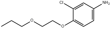 3-CHLORO-4-(2-PROPOXYETHOXY)ANILINE 结构式