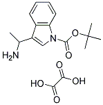 TERT-BUTYL 3-(1-AMINOETHYL)-1H-INDOLE-1-CARBOXYLATE OXALATE 结构式