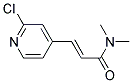 (E)-1-(2-CHLORO-PYRIDIN-4-YL)-3-DIMETHYLAMINO-PROPENONE 结构式