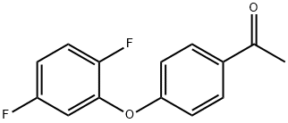 4'-(2,5-DIFLUOROPHENOXY)ACETOPHENONE 结构式