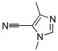 3,5-DIMETHYL-3H-IMIDAZOLE-4-CARBONITRILE 结构式