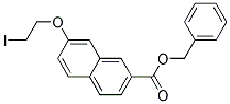 7-(2-IODO-ETHOXY)-NAPHTHALENE-2-CARBOXYLIC ACID BENZYL ESTER 结构式