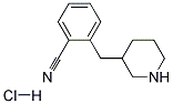 3-(2-CYANOBENZYL) PIPERIDINE HCL 结构式