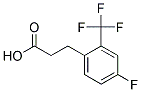 3-[4-氟-2-(三氟甲基)苯基]丙酸 结构式