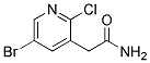 5-BROMO-2-CHLORO-PYRIDIN-3-YLACETAMIDE 结构式