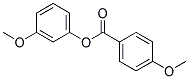 4-METHOXY-BENZOIC ACID 3-METHOXY-PHENYL ESTER 结构式