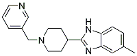 5-METHYL-2-[1-(PYRIDIN-3-YLMETHYL)PIPERIDIN-4-YL]-1H-BENZIMIDAZOLE 结构式