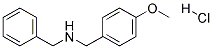4-METHOXYDIBENZYLAMINE, HYDROCHLORIDE 结构式