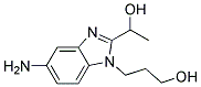 3-(5-氨基-2-(1-羟乙基)-1H-苯并[D]咪唑-1-基)丙-1-醇 结构式