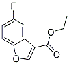 5-Fluoro-3-ethoxycarbonylbenzofuran 结构式