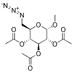 METHYL 2,3,4,TRI-O-ACETYL-6-AZIDO-6-DEOXY-ALPHA-D-GLUCOPYRANOSIDE 结构式