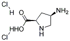 (4R,2R)-4-氨基脯氨酸盐酸盐 结构式
