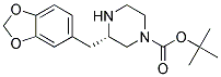 (S)-3-BENZO[1,3]DIOXOL-5-YLMETHYL-PIPERAZINE-1-CARBOXYLIC ACID TERT-BUTYL ESTER 结构式