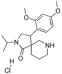 4-(2,4-DIMETHOXYPHENYL)-2-ISOPROPYL-2,7-DIAZASPIRO[4.5]DECAN-1-ONE HYDROCHLORIDE 结构式