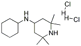 N-CYCLOHEXYL-N-(2,2,6,6-TETRAMETHYL-4-PIPERIDYL)AMINE DIHYDROCHLORIDE 结构式
