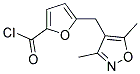 5-[(3,5-DIMETHYLISOXAZOL-4-YL)METHYL]-2-FUROYL CHLORIDE 结构式