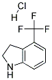 4-三氟甲基-2,3-二氢-1H-吲哚盐酸盐 结构式