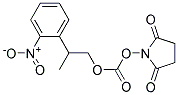 N-(2-(2-NITROPHENYL)PROPYLOXYCARBONYLOXY) SUCCINIMIDE 结构式