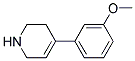 4-(3-METHOXY-PHENYL)-1,2,3,6-TETRAHYDRO-PYRIDINE 结构式