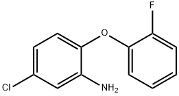 5-CHLORO-2-(2-FLUOROPHENOXY)ANILINE 结构式