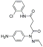 3-[1-(4-AMINO-PHENYL)-ETHYLIDENE-HYDRAZINOCARBONYL]-N-(2-CHLORO-PHENYL)-PROPIONAMIDE 结构式