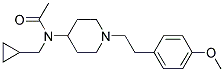 N-(CYCLOPROPYLMETHYL)-N-(1-[2-(4-METHOXYPHENYL)ETHYL]PIPERIDIN-4-YL)ACETAMIDE 结构式