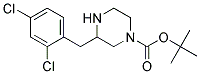3-(2,4-DICHLORO-BENZYL)-PIPERAZINE-1-CARBOXYLIC ACID TERT-BUTYL ESTER 结构式