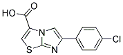 6-(4-CHLORO-PHENYL)-IMIDAZO[2,1-B]THIAZOLE-3-CARBOXYLIC ACID 结构式
