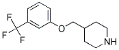 4-([3-(TRIFLUOROMETHYL)PHENOXY]METHYL)PIPERIDINE 结构式