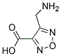 4-(AMINOMETHYL)-1,2,5-OXADIAZOLE-3-CARBOXYLIC ACID 结构式