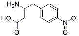 3-AMINO-4-(4-NITROPHENYL)BUTANOIC ACID 结构式