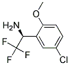 (S)-1-(5-Chloro-2-methoxy-phenyl)-2,2,2-trifluoro-ethylamine 结构式