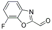 7-FLUOROBENZO[D]OXAZOLE-2-CARBALDEHYDE 结构式