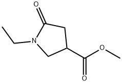 METHYL 1-ETHYL-5-OXOPYRROLIDINE-3-CARBOXYLATE 结构式