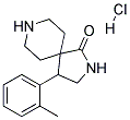 4-o-Tolyl-2,8-diazaspiro[4.5]decan-1-one hydrochloride 结构式
