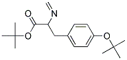 3-(4-TERT-BUTOXY-PHENYL)-2-METHYLENEAMINO-PROPIONIC ACID TERT-BUTYL ESTER 结构式