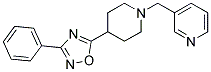 3-([4-(3-PHENYL-1,2,4-OXADIAZOL-5-YL)PIPERIDIN-1-YL]METHYL)PYRIDINE 结构式